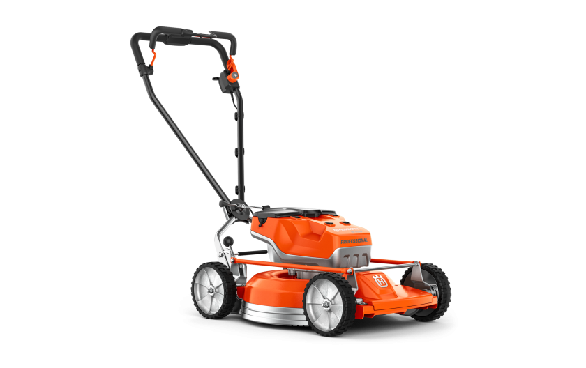 Husqvarna Akku-Rasenmäher LB 553 iV, orange und grau