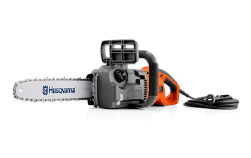 Husqvarna Elektro-Motorsäge 420EL, grau und orange